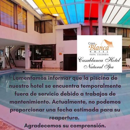Hotel Casablanca Natural Spa Paipa Zewnętrze zdjęcie
